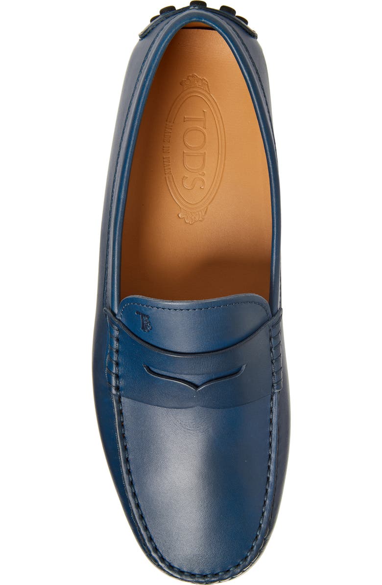 Tod's Penny Loafer, Alternate, color, Blu Tuareg
