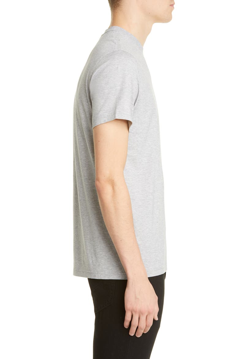 Parker Embroidered Logo T-Shirt, Alternate, color, PALE GREY MELANGE