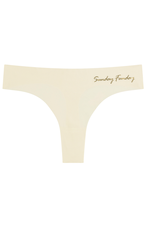 UWILA WARRIOR UWILA WARRIOR SOFT SEAMLESS DAYS OF THE WEEK THONG 