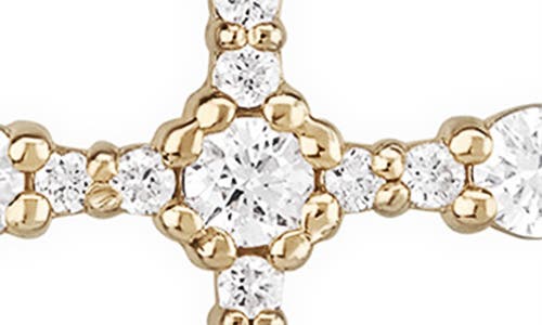 LANA LANA ELEVATED DIAMOND CROSS PENDANT NECKLACE