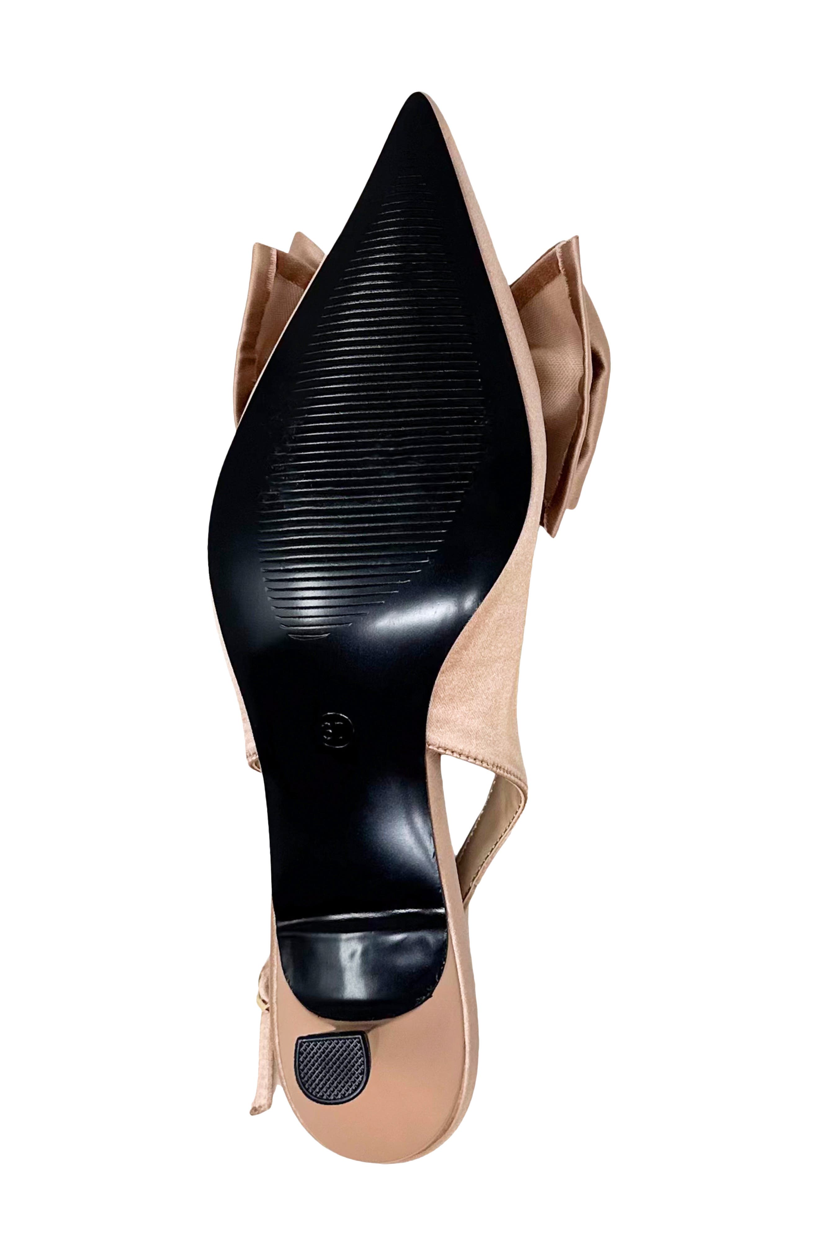 SHUSHOP Nora Slingback Kitten Heel Pump, Alternate, color, Champagne