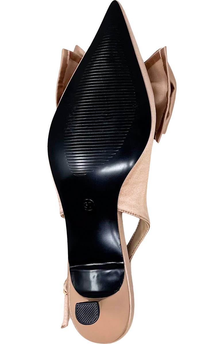 SHUSHOP Nora Slingback Kitten Heel Pump, Alternate, color, Champagne