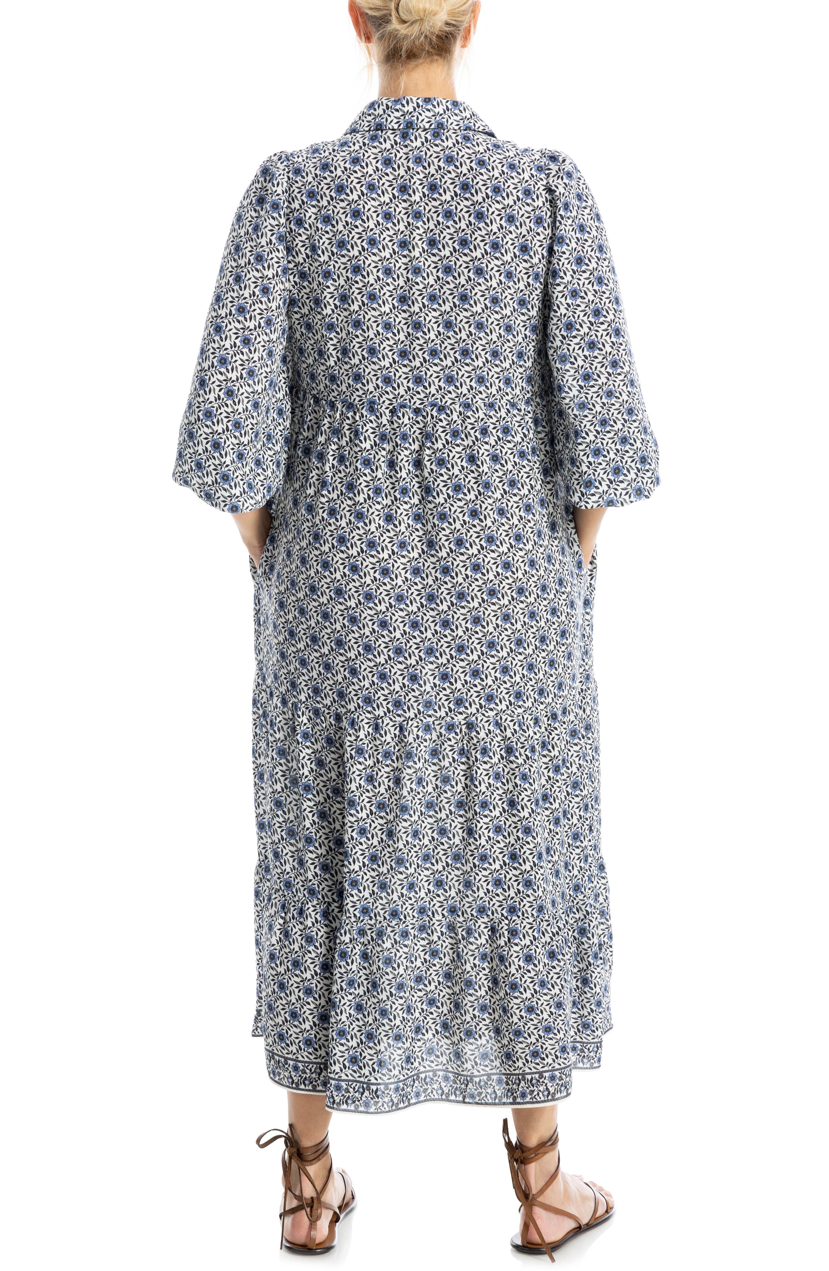 Crepe Tiered Maxi Dress - image 4