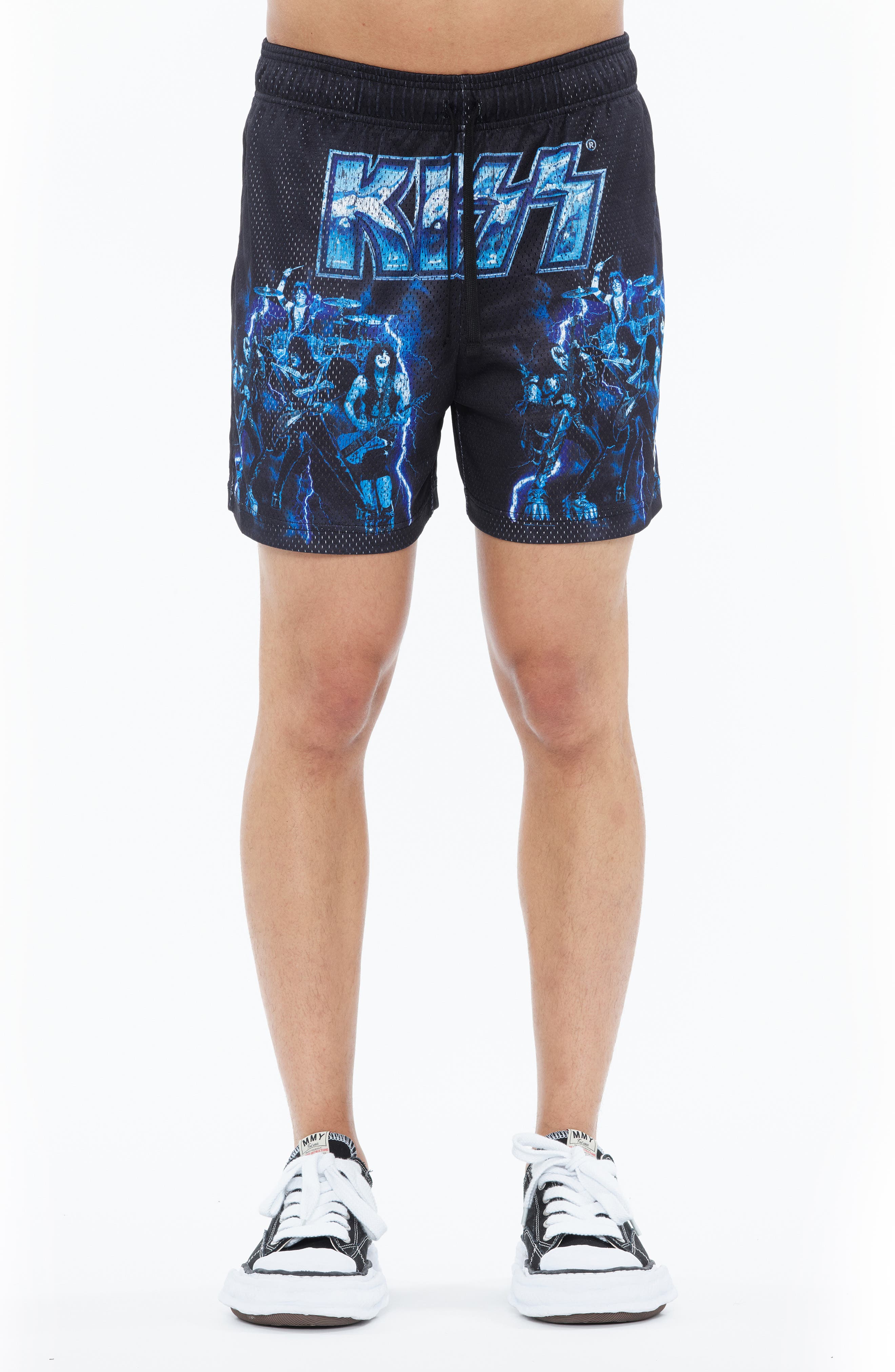 Cult of Individuality Graphic Mesh Shorts