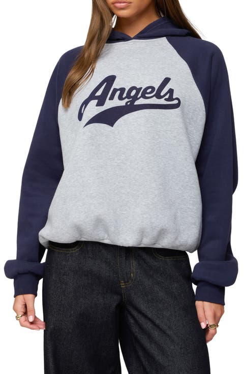 Angels Oversize Raglan Hoodie