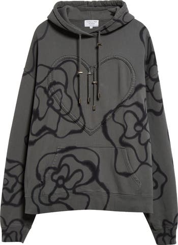 Collina Strada Heart Drawstring Cotton Hoodie | Nordstrom