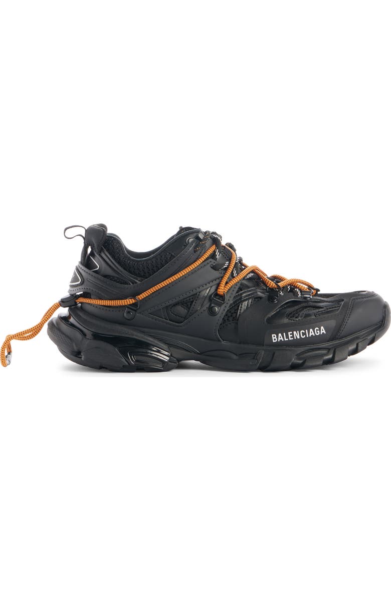 Balenciaga Track Trail Sneaker, Alternate, color, Black / Orange