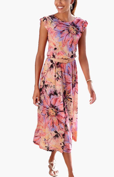 Flutter Sleeve Dress