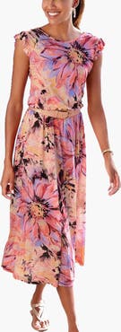 LASCANA Flutter Sleeve Dress