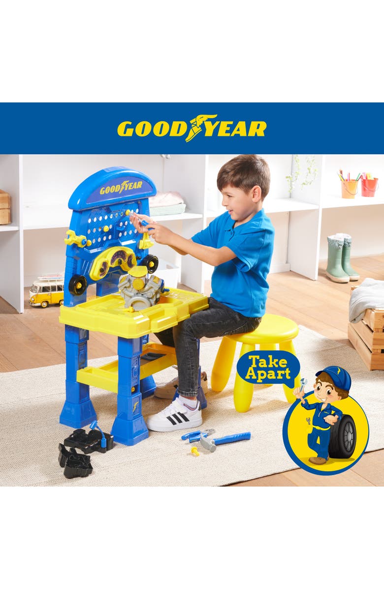 Good Year Auto Repair Workbench, Alternate, color, Navy