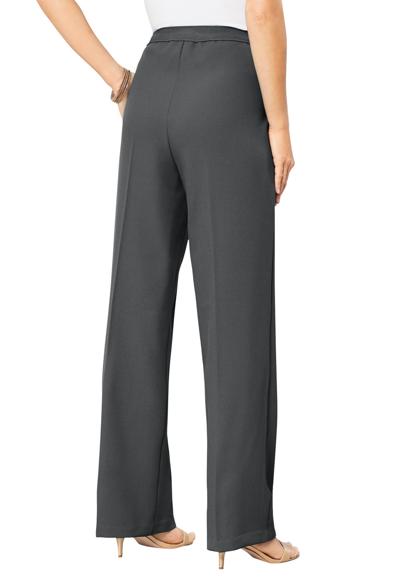 Plus Size Wide Leg Bend Over Pant - image 3
