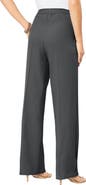 Roaman's Plus Size Wide Leg Bend Over® Pant