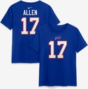 Nike Women's Nike Josh Allen Royal Buffalo Bills Player Name & Number T-Shirt