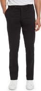 Nordstrom Trim Straight Leg Stretch Flat Front Chino Trousers