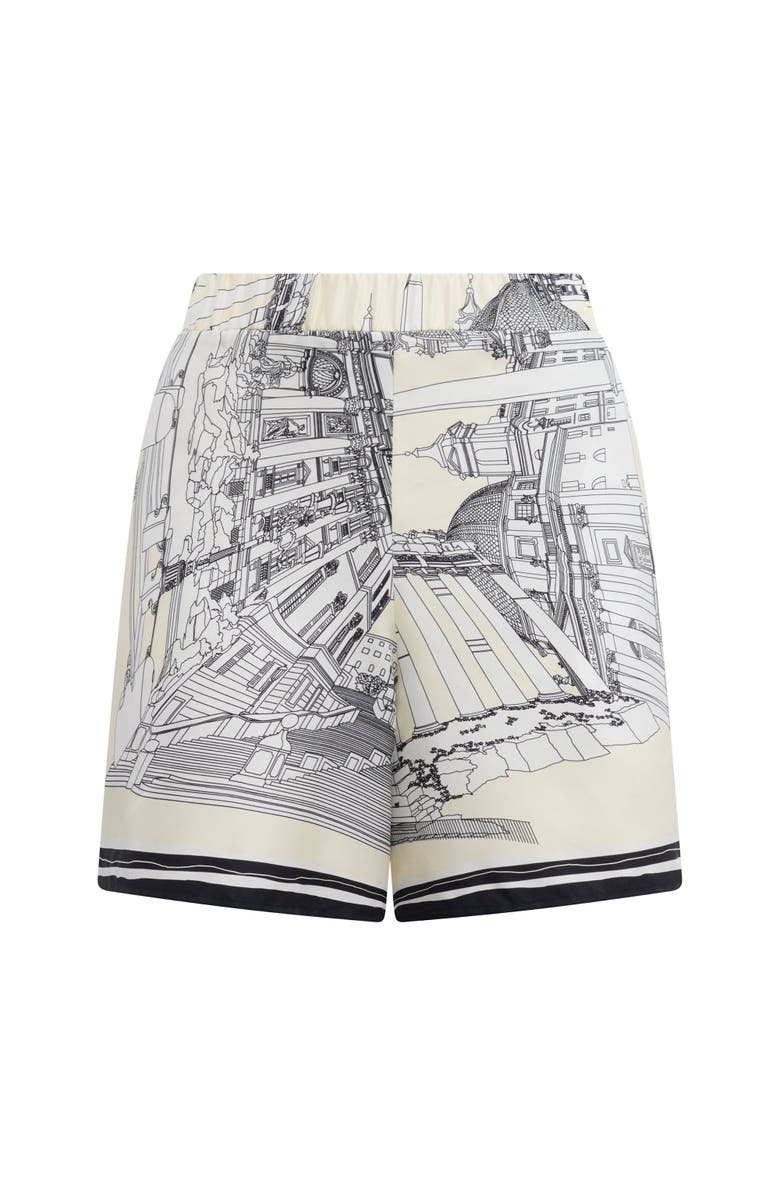 Callas Milano JUVIA Rome print shorts, Main, color, White