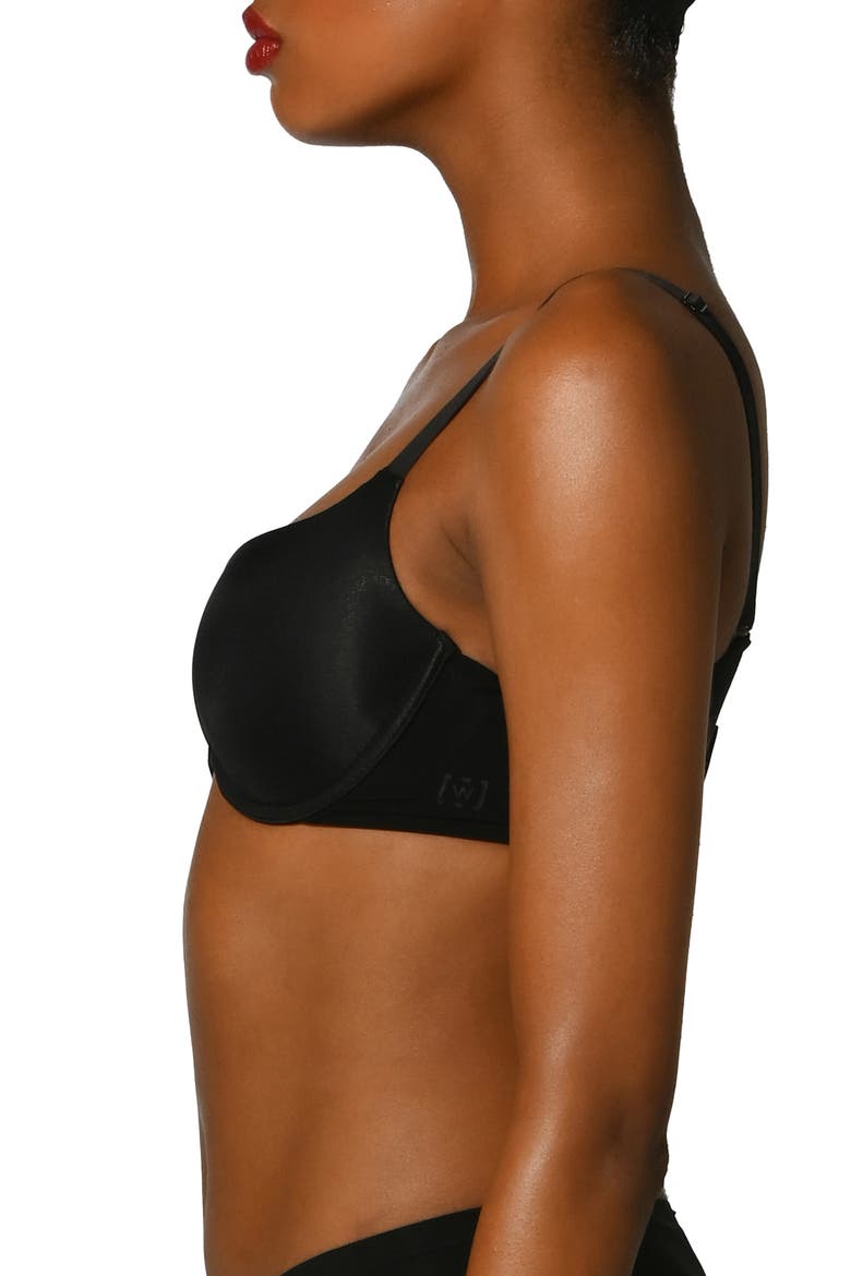 3W Wireless Bra, Alternate, color, BLACK