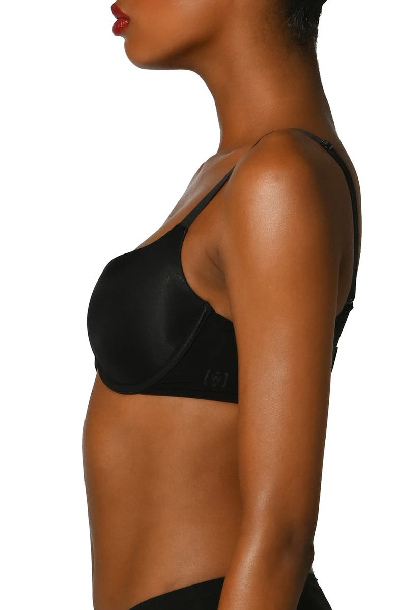 Wolford 3W Wireless Bra, Alternate, color, Black
