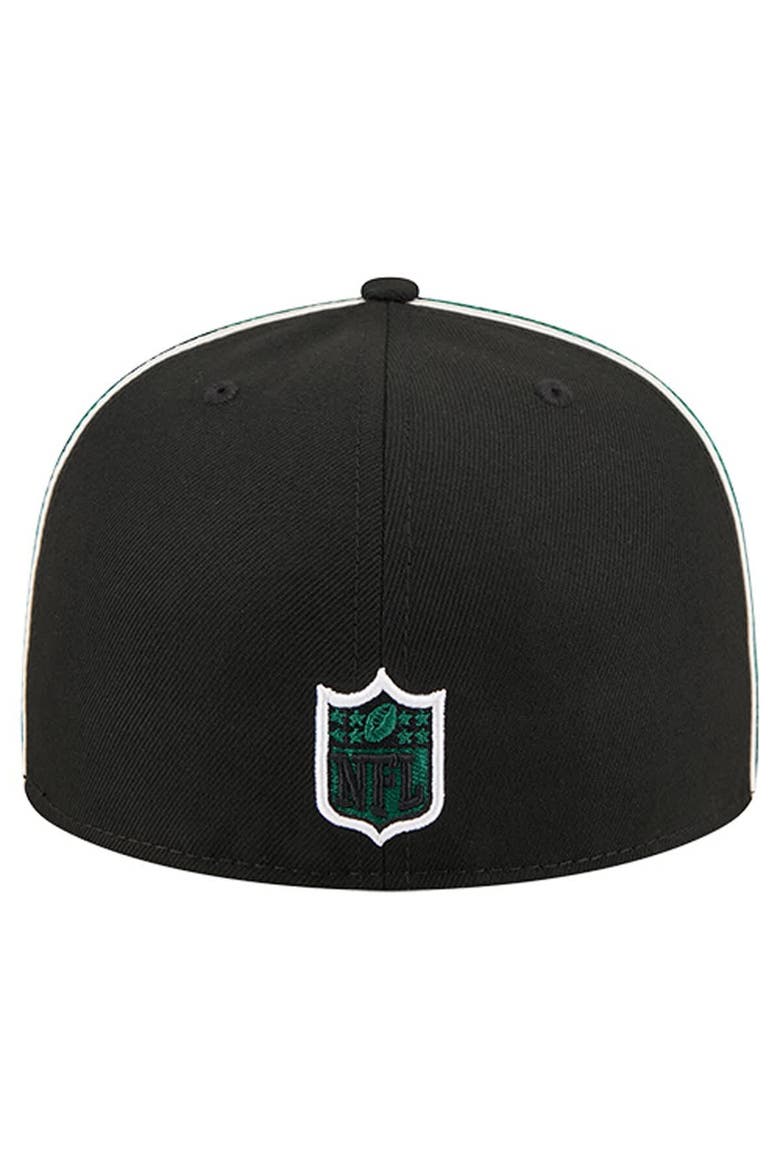 Men's New Era Black New York Jets Soutache 59FIFTY Fitted Hat, Alternate, color, Black