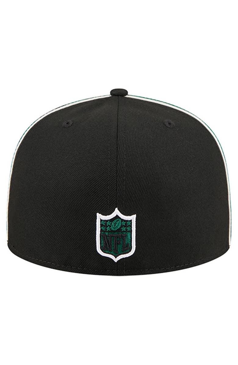 New Era Men's New Era Black New York Jets Soutache 59FIFTY Fitted Hat, Alternate, color, Black