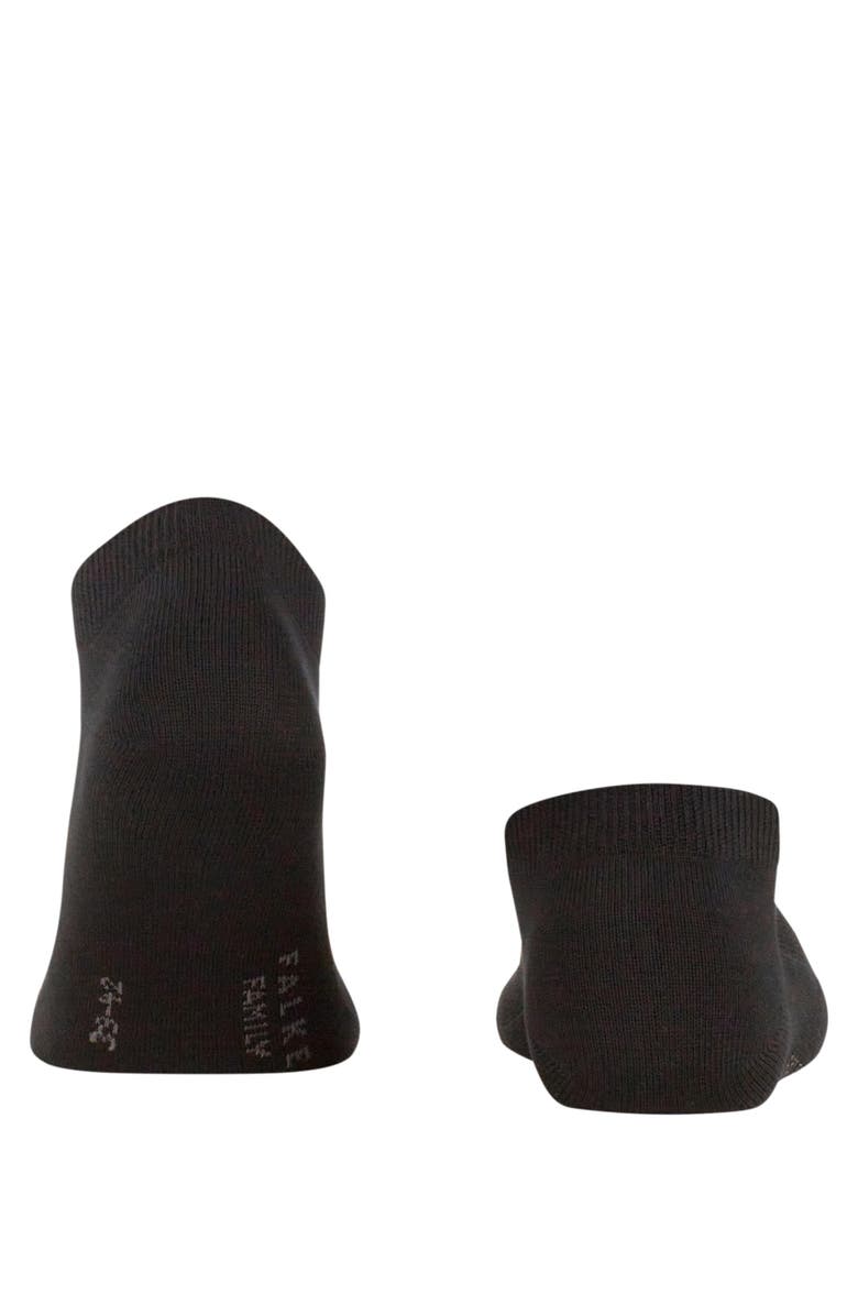 Falke Family Sustainable Cotton Sneaker Socks, Alternate, color, Black