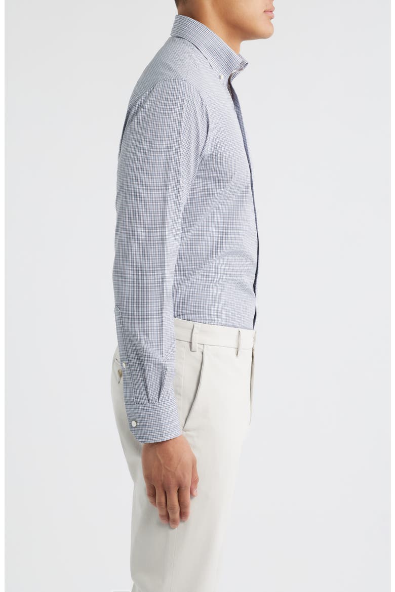 Crown Crafted Performance Poplin Button-Down Shirt, Alternate, color, NEBULA BLUE