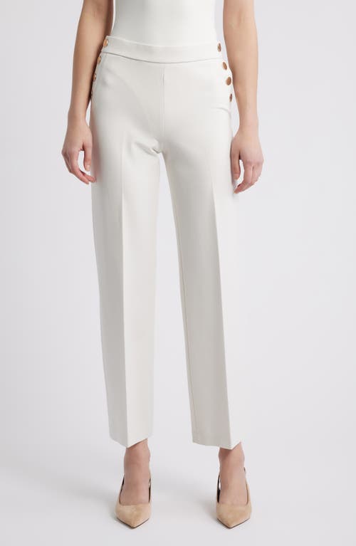Anne Klein Pull-on Sailor Pants In White