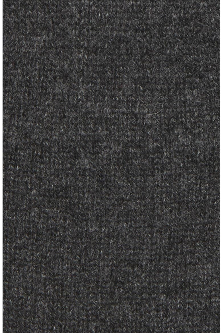 Rolled Edge Beanie, Alternate, color, CINDER BLACK MARL