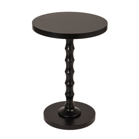Black Spindle Side Table