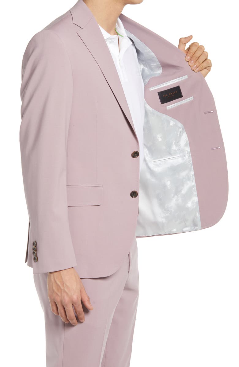 Ted Baker London Roger Slim Fit Stretch Wool Suit, Alternate, color,