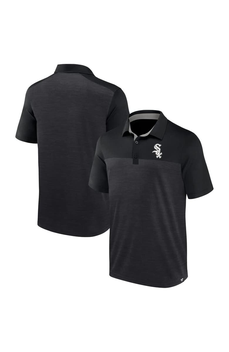 FANATICS Men's Fanatics Charcoal Chicago White Sox Base Thief Polo, Main, color, Charcoal