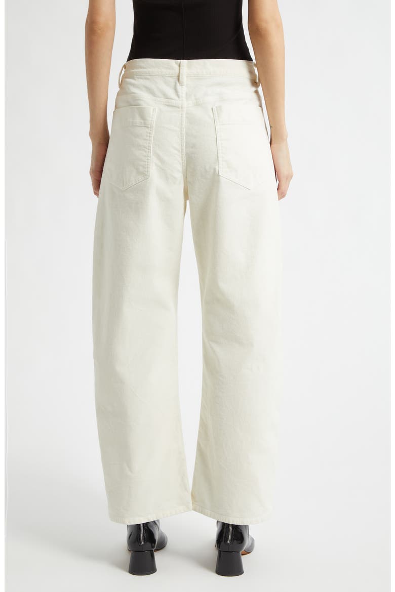 Tribeca Barrel Leg Corduroy Pants, Alternate, color, STONE