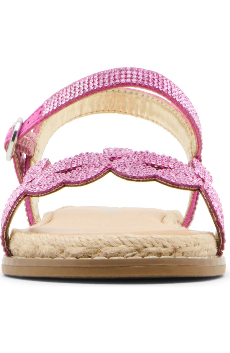 Steve Madden Kids' Astorr Rhinestone Flat Sandal, Alternate, color,