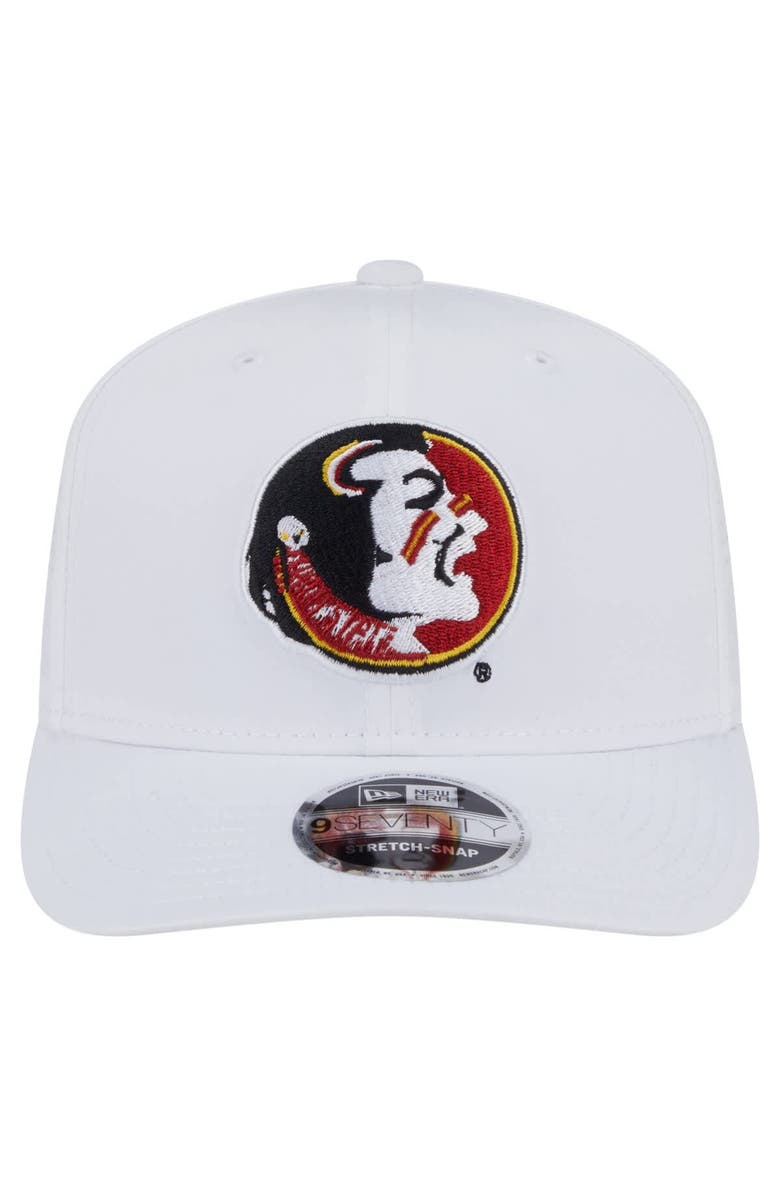 New Era Men's New Era White Florida State Seminoles Perform Vault 9SEVENTY Stretch-Snap Hat, Alternate, color, 