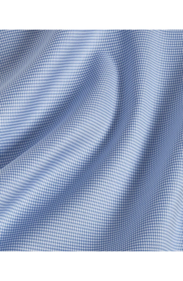 David Donahue Slim Fit Stretch Twill Microhoundstooth Dress Shirt, Alternate, color, 