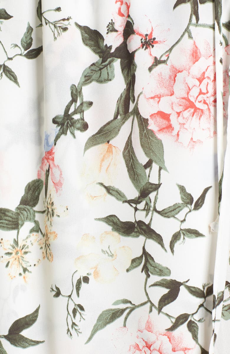 EVERLY Ruffle Wrap Maxi Dress, Alternate, color, 