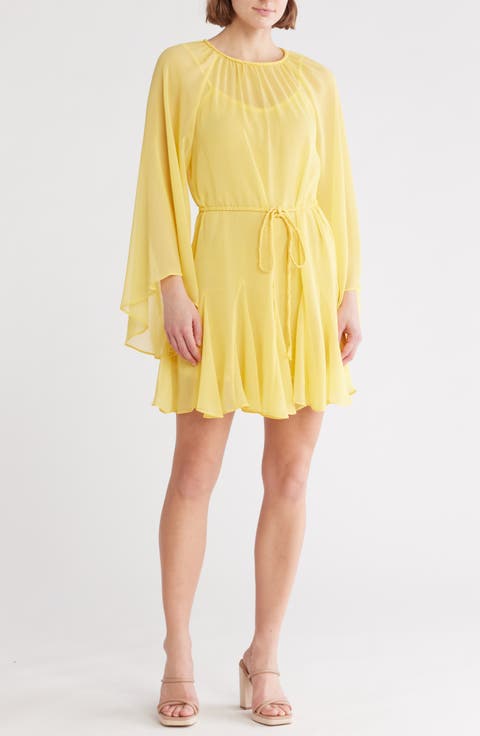 Gitana Flutter Sleeve Minidress