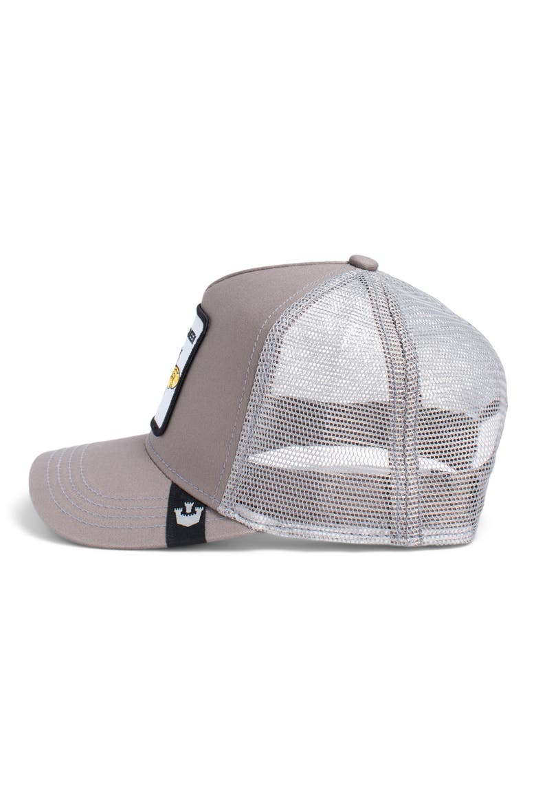 The Queen of Bees Snapback Trucker Hat, Alternate, color, GREY