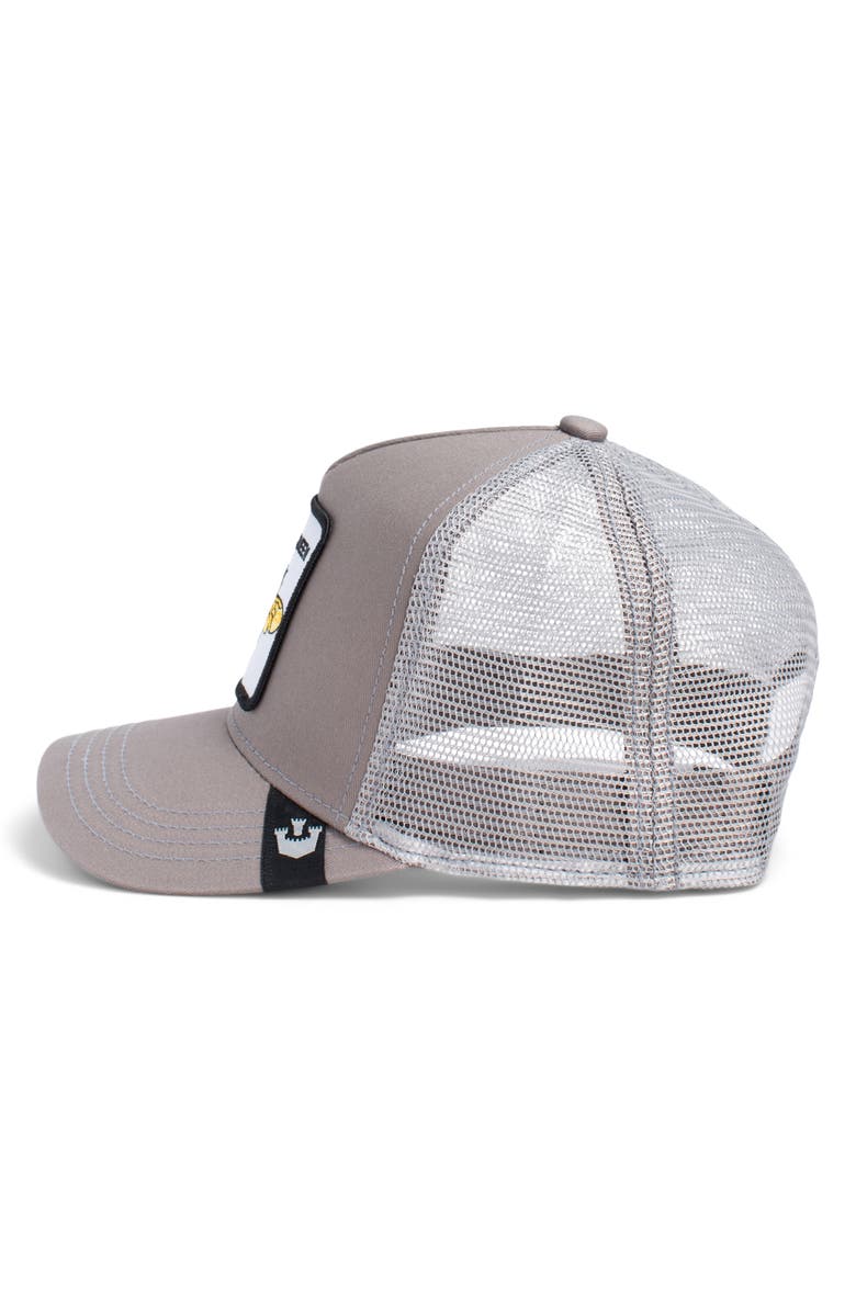 Goorin Bros. The Queen of Bees Snapback Trucker Hat, Alternate, color, Grey