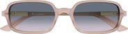 Chloé 53mm Gradient Rectangular Sunglasses