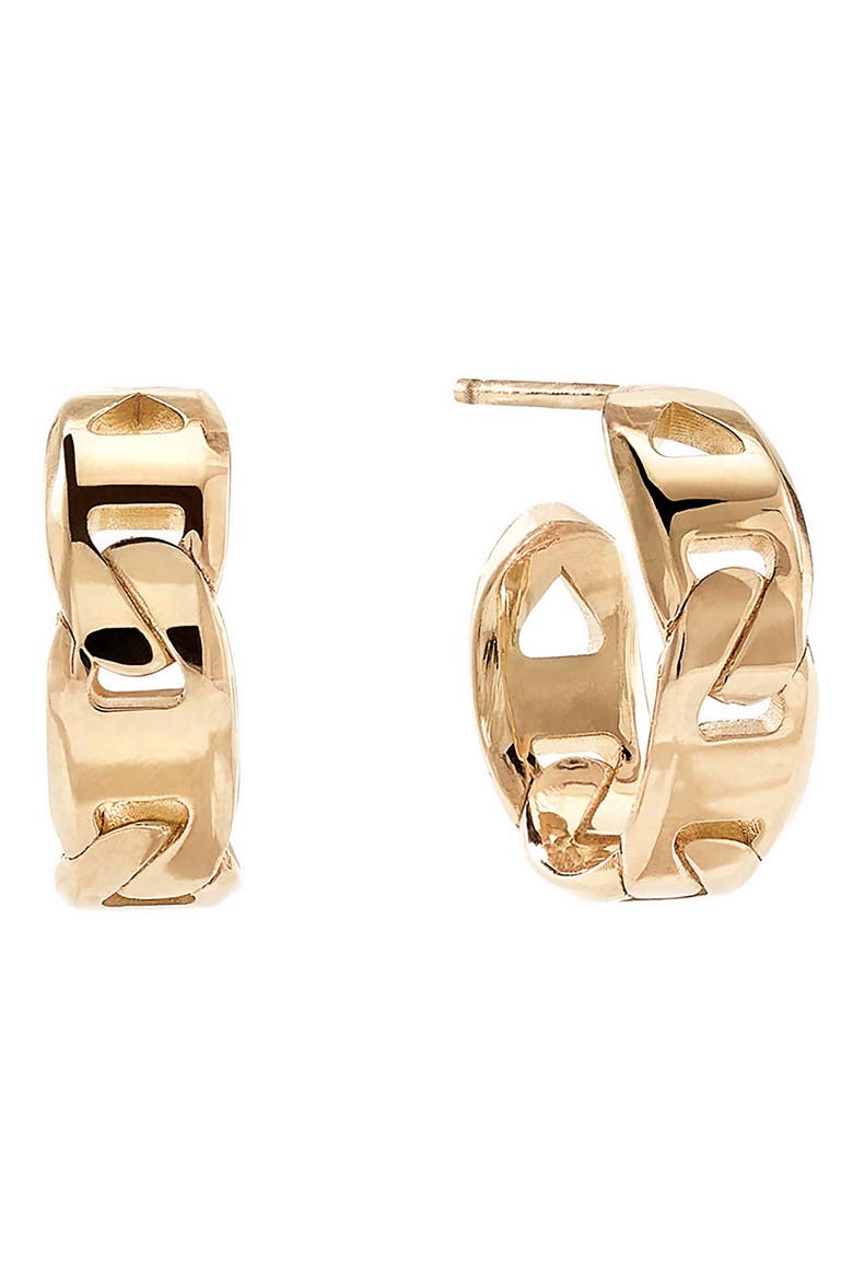 Malibu Huggie Earrings, Alternate, color, YELLOW