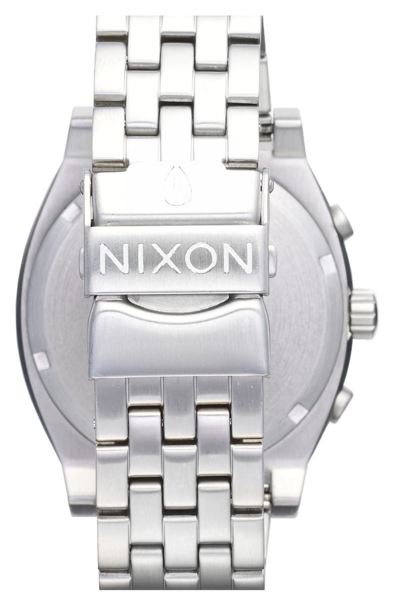 Nixon 'Time Teller' Chronograph Bracelet Watch, 39mm, Alternate, color, 