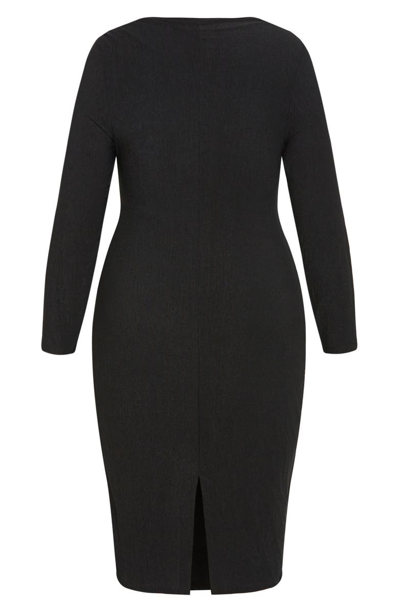City Chic Jojo Long Sleeve Midi Dress, Alternate, color,