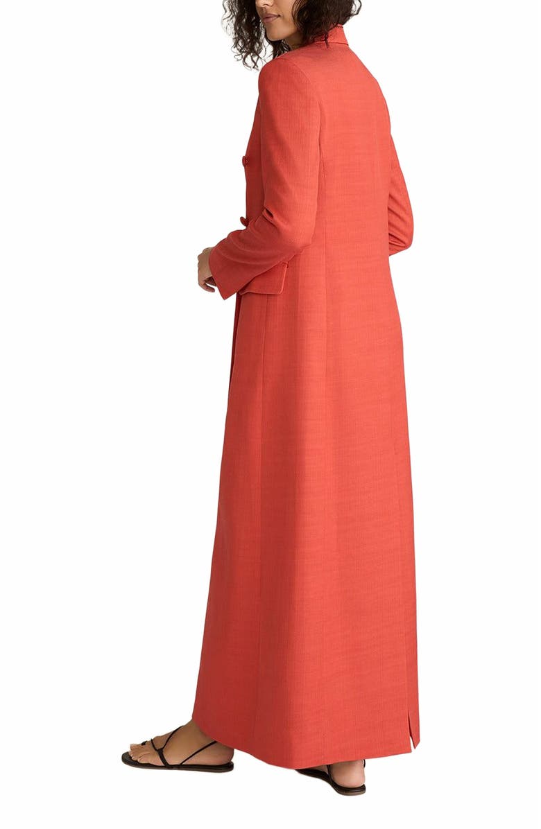 Rebecca Taylor Viscose Slub Blazer Coat, Alternate, color, Apricot