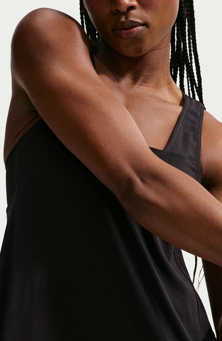 Nike Zenvy Featherweight Jumpsuit, Alternate, color, Black/ Cool Grey