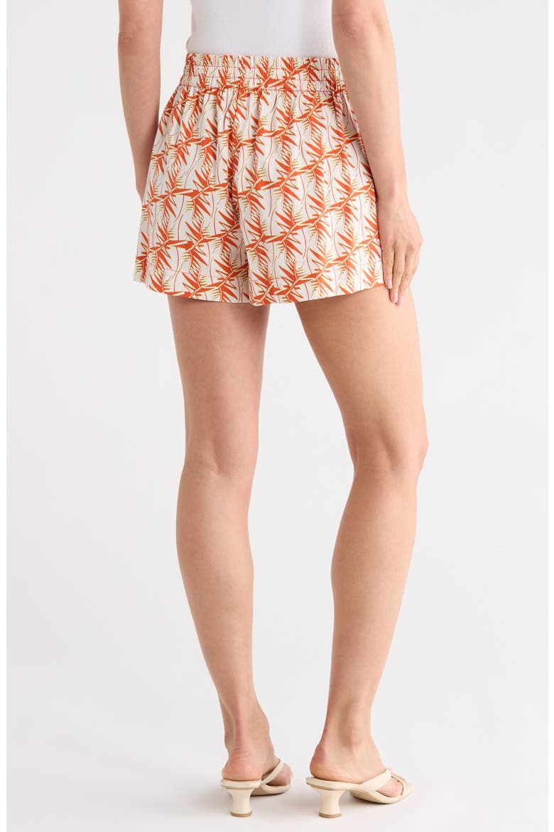 Laila Shorts, Alternate, color, PALM GEO ORANGE