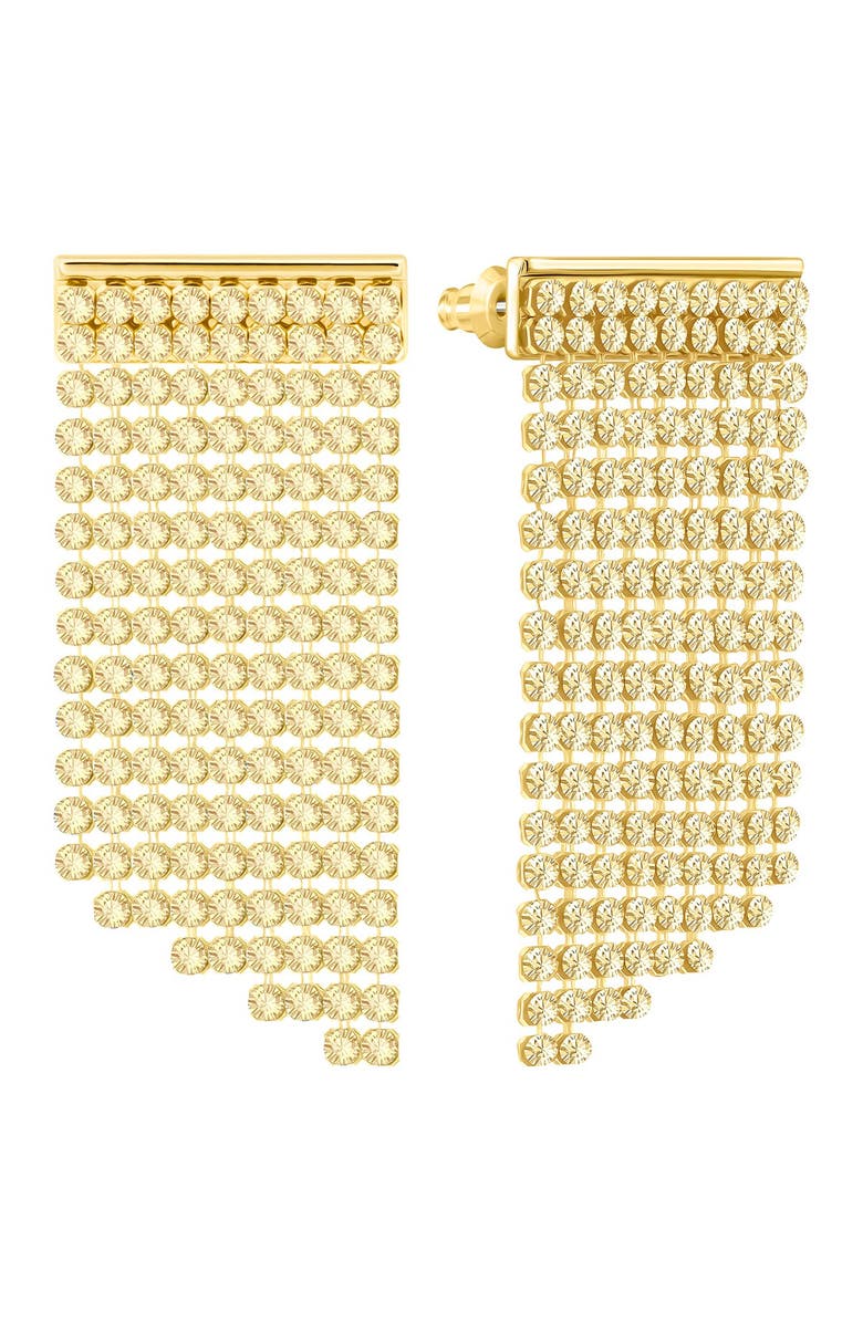 Swarovski Crystal Mesh Drop Earrings, Alternate, color, 