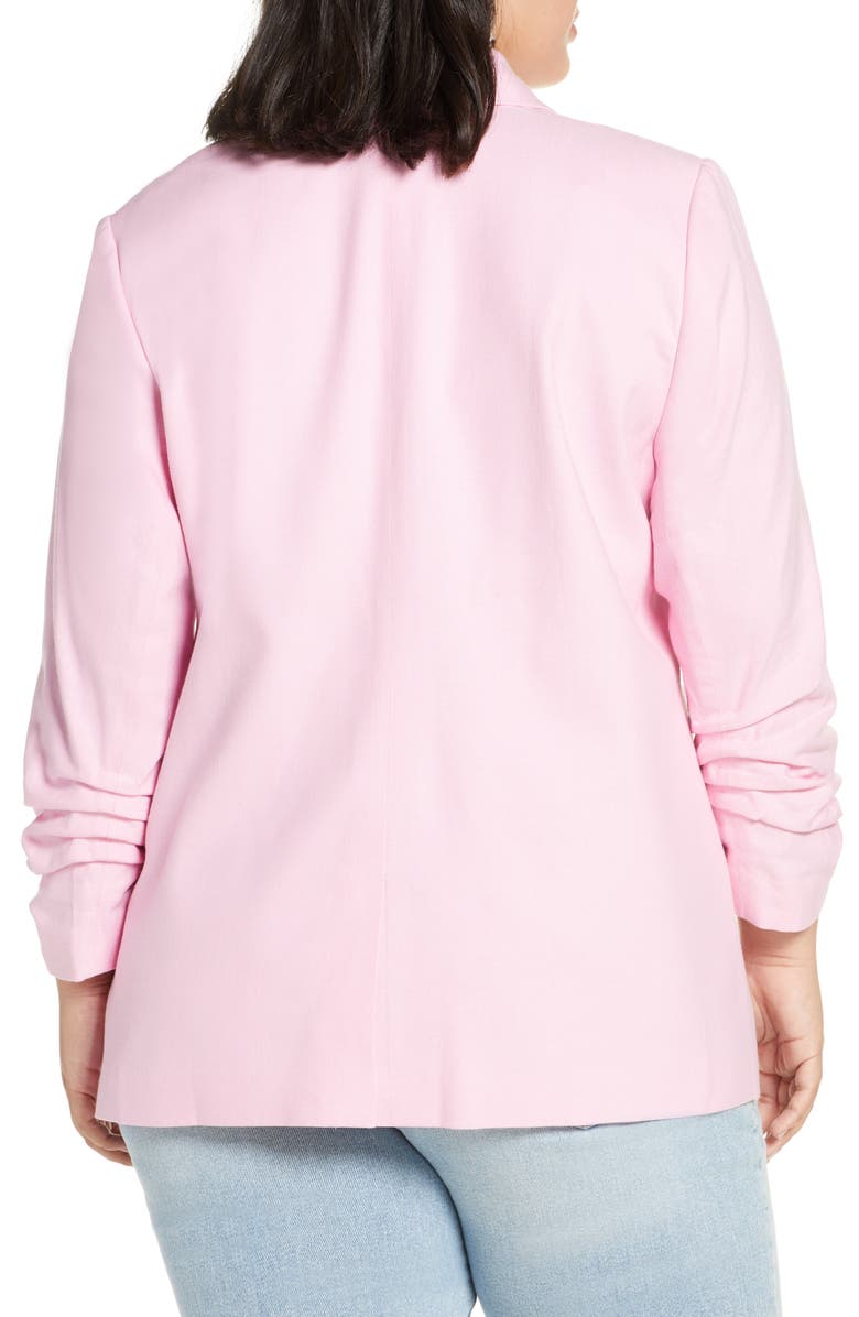 Halogen<sup>®</sup> Ruched Sleeve Blazer, Alternate, color, 