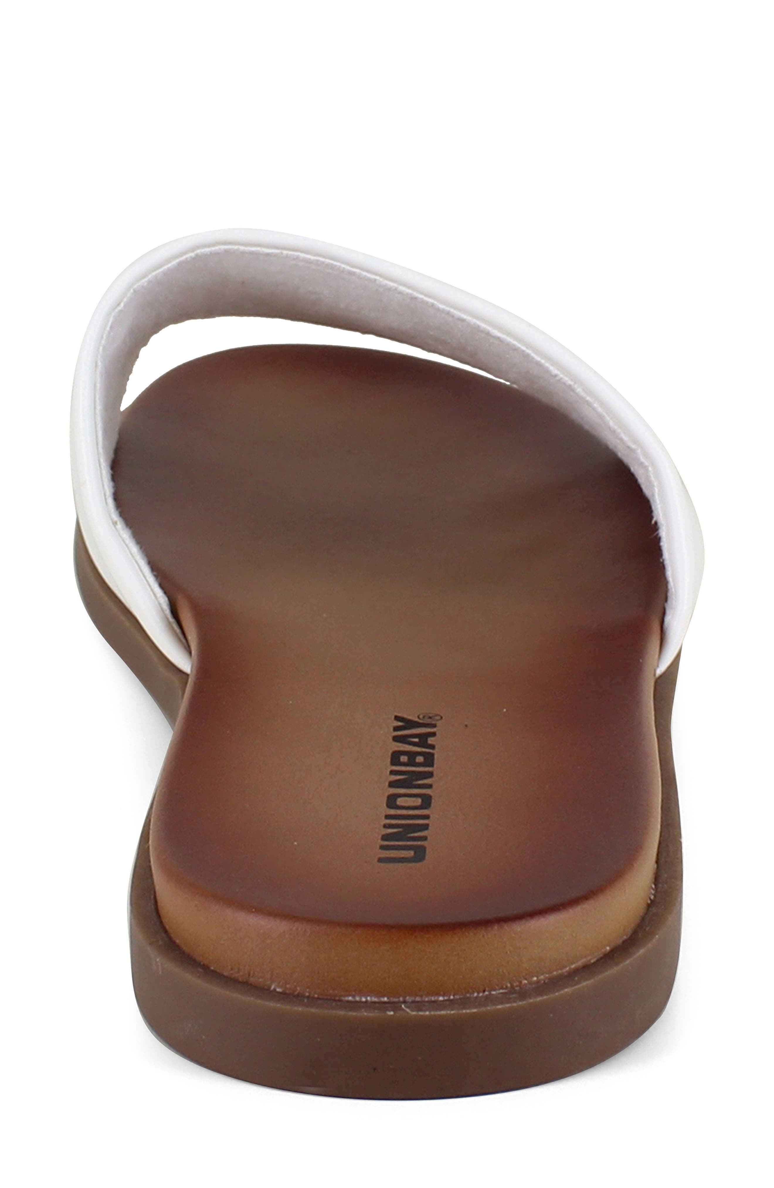 Renee Slide Sandal, Alternate, color, WHITE