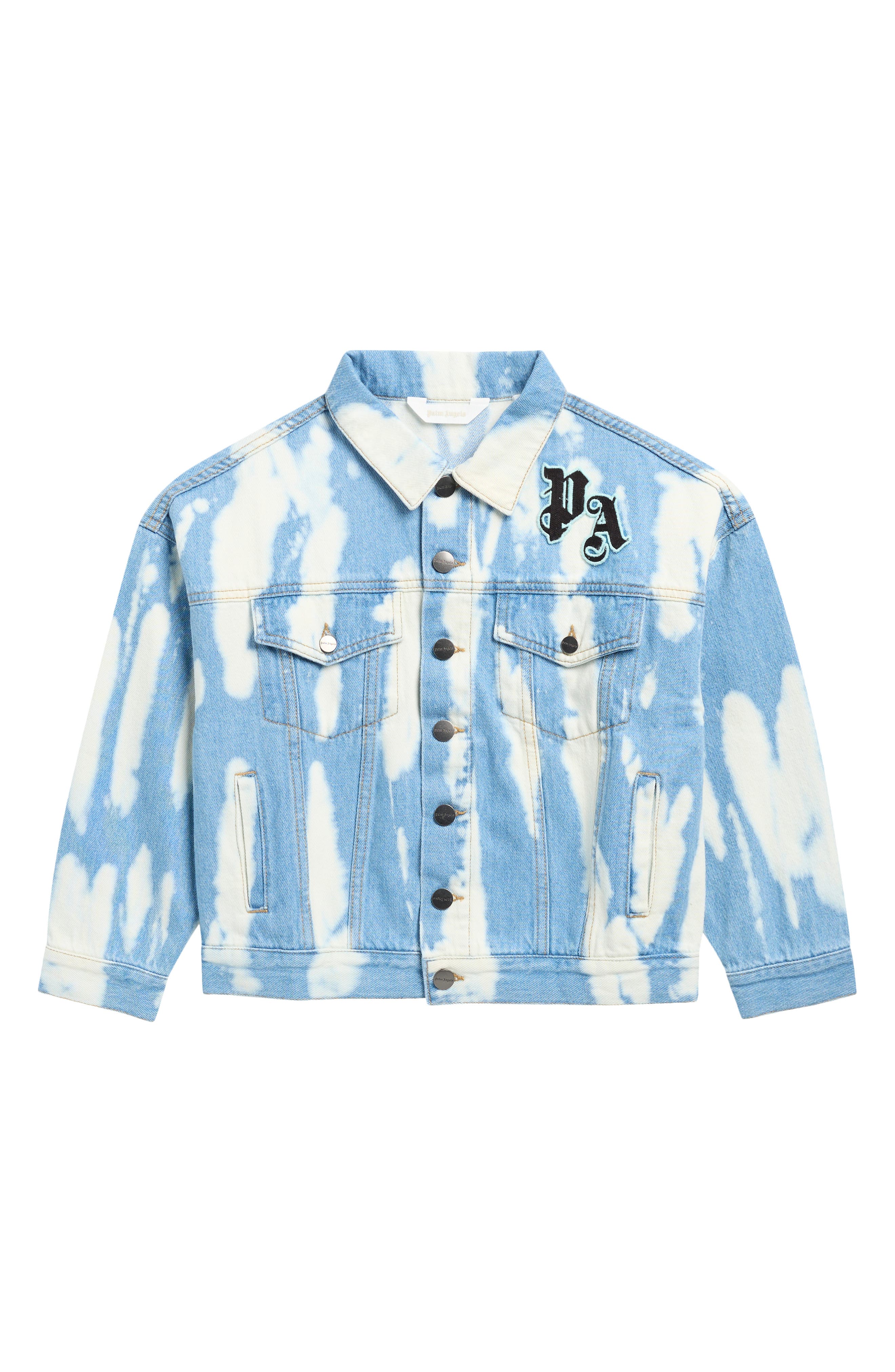 PA Patch Bleached Denim Jacket