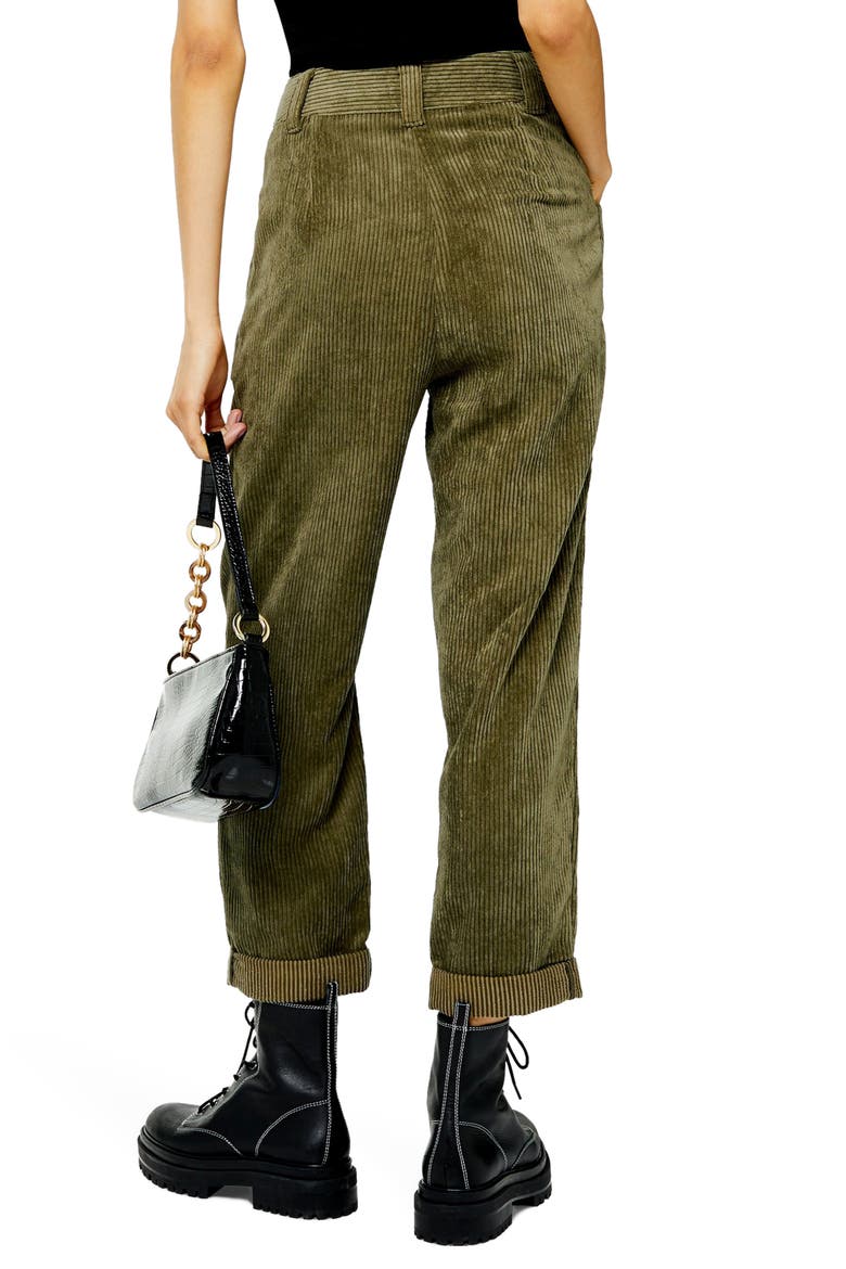 Elijah Corduroy Trousers, Alternate, color, OLIVE